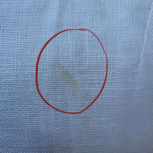 Tory Burch Beaded Mini Dress Tunic Sz 4 White Linen Brown Floral Embellished - Picture 15 of 16